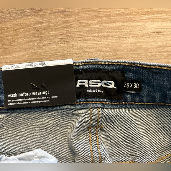 RSQ mens relaxed taper jeans - Picture 2 of 3
